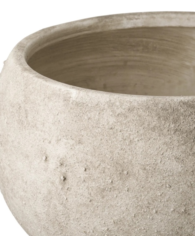 Hall keraamiline lillepott