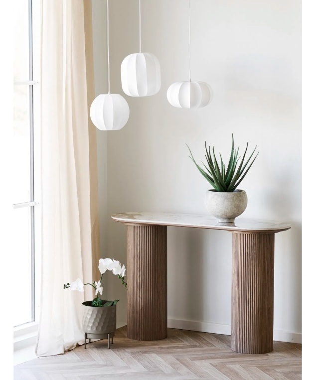 Hall keraamiline lillepott