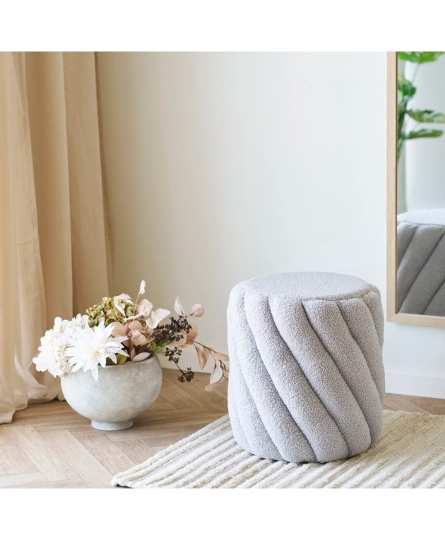 Hall keraamiline lillepott