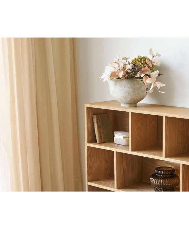 Hall keraamiline lillepott